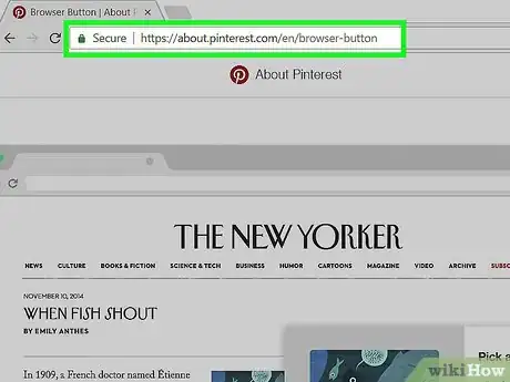 Image titled Install the Pinterest "Pin It" Button Step 1